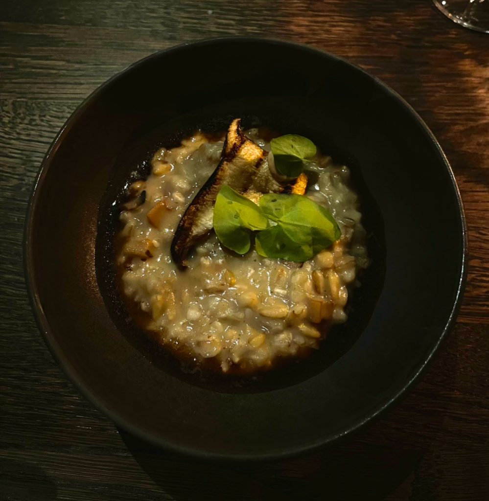 mushroom dish from a 5 star restaurant
